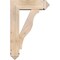 Ekena Millwork Funston Arts and Crafts Smooth Bracket w/ Offset Brace, Douglas Fir, 7 1/2"W x 24"D x 36"H BKT0806X24X36FST03SDF - alternate 4